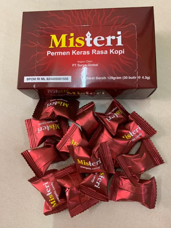 印尼红糖 Misteri Candy  人參咖啡糖  咖啡糖   耐力糖  30/1盒   香港現貨正品 - Image 2